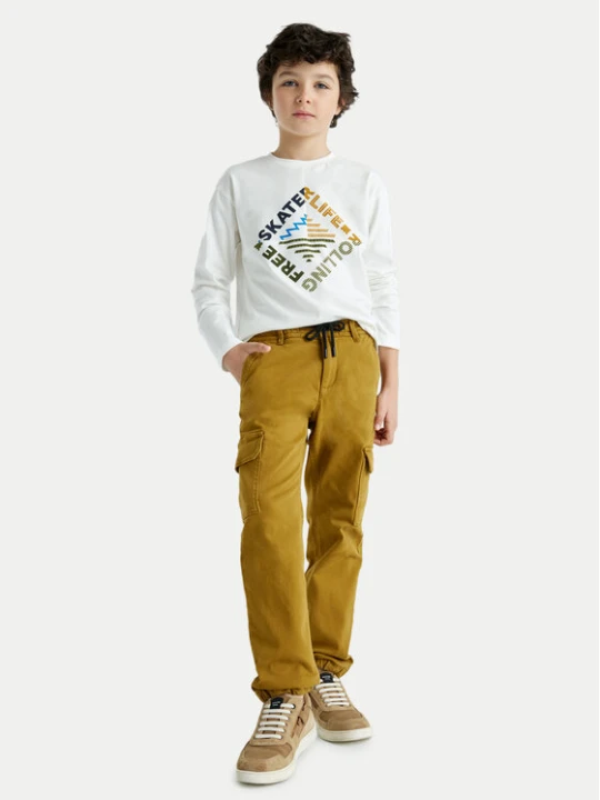 Foto del prodotto Mayoral Joggers 7541 Giallo Regular Fit