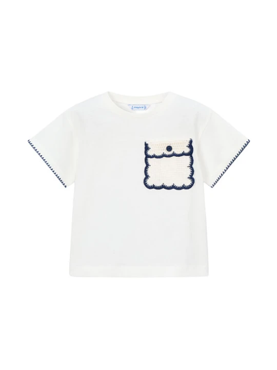 Foto del prodotto Mayoral T-shirt 3013 Écru Regular Fit Crema