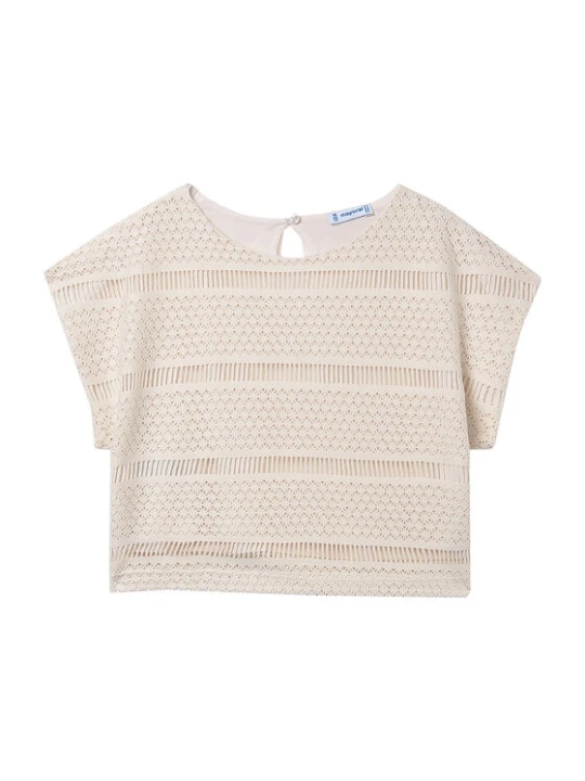 Foto del prodotto Mayoral T-shirt 6022 Écru Regular Fit Crema