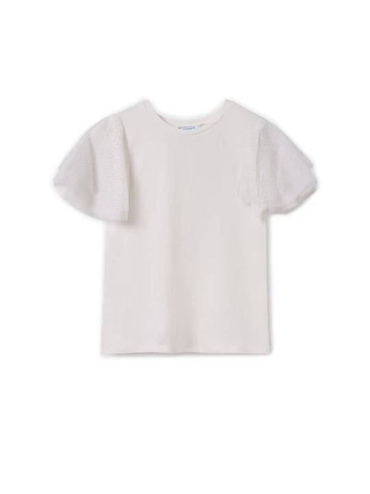 Foto del prodotto Mayoral T-shirt 6022 Écru Regular Fit Crema
