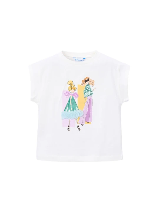 Foto del prodotto Mayoral Top 3005 Écru Regular Fit Crema