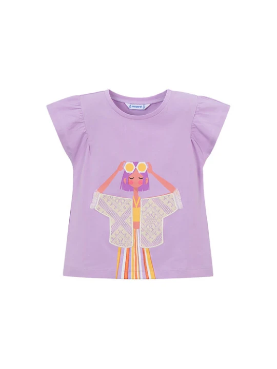 Foto del prodotto Mayoral Top 3007 Viola Regular Fit