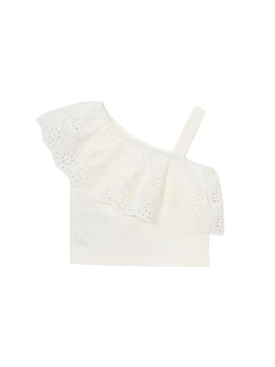 Foto del prodotto Mayoral Top 3022 Écru Cropped Fit Crema