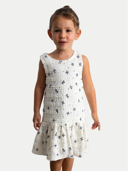 Foto del prodotto Mayoral Vestito elegante 3945 Écru Regular Fit Crema