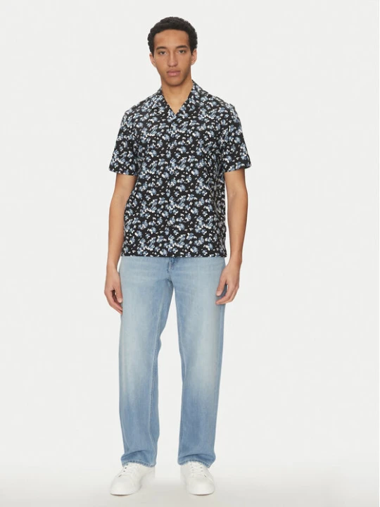 Foto del prodotto Michael Kors Camicia CS5405QHPL Nero Relaxed Fit