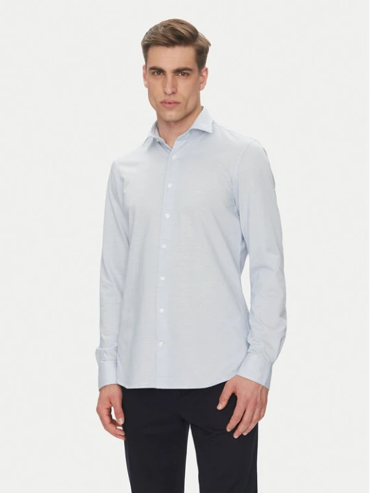Foto del prodotto Michael Kors Camicia MK0DS01555 Celeste Slim Fit
