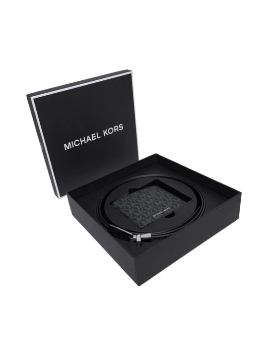 Foto del prodotto MICHAEL Michael Kors Set portafoglio e cintura 39S4LBLN4B Nero