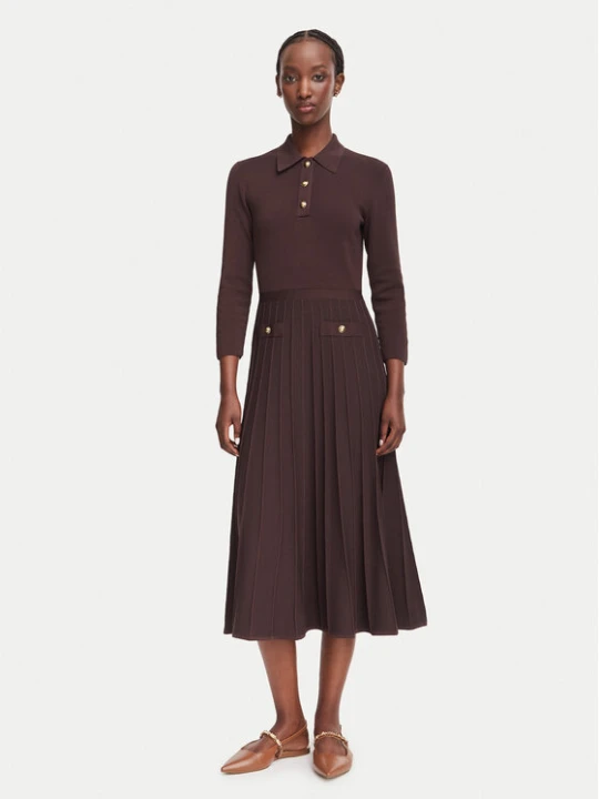 Foto del prodotto MICHAEL Michael Kors Vestito di maglia MT683J3BFD Marrone scuro Slim Fit