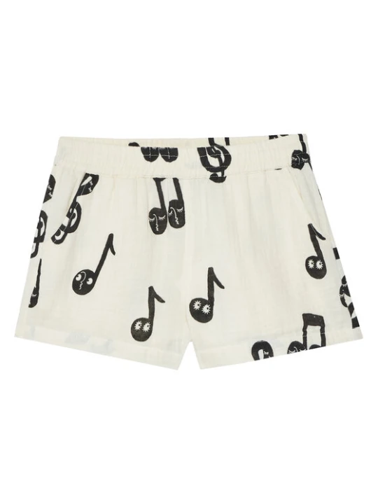 Foto del prodotto MINI RODINI Pantaloncini di tessuto 2523016210 Bianco Regular Fit