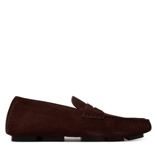 Foto del prodotto Mocassini Calvin Klein Square Driver Suede HW0HW02844 Bordeaux