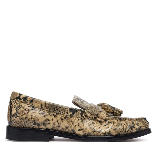 Foto del prodotto Mocassini Tommy Hilfiger Th Loafer Tassel Snake FW0FW09500 Beige
