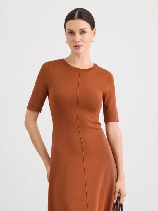 Foto del prodotto Mohito - Abito midi a maglione - marrone dorato