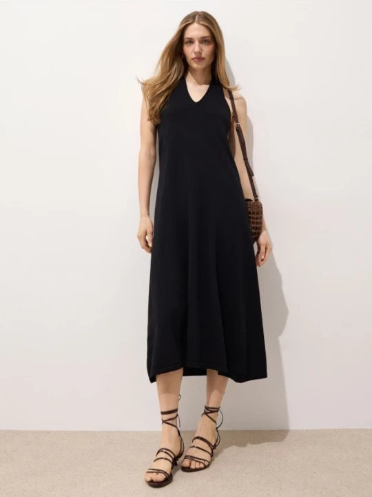 Foto del prodotto Mohito - Abito midi con scollo a V - nero