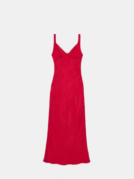 Foto del prodotto Mohito - Abito midi con spalline - rosso