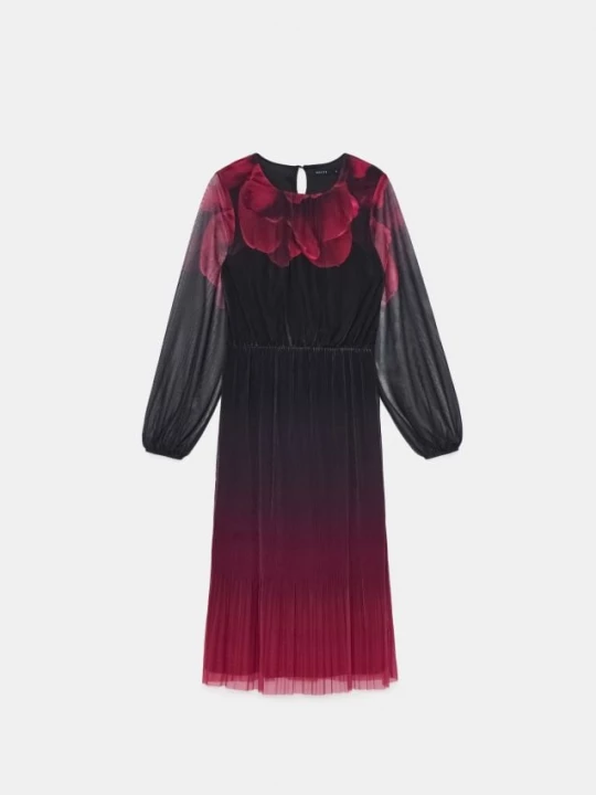 Foto del prodotto Mohito - Abito midi in tessuto mesh - rosso