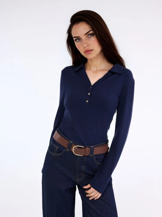 Foto del prodotto Mohito - Blusa a maniche lunghe - blu scuro