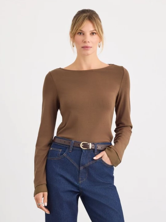 Foto del prodotto Mohito - Blusa aderente - verde-marrone