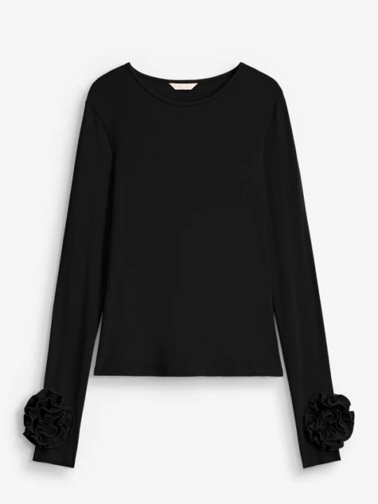 Foto del prodotto Mohito - Blusa con applicazione floreale - nero