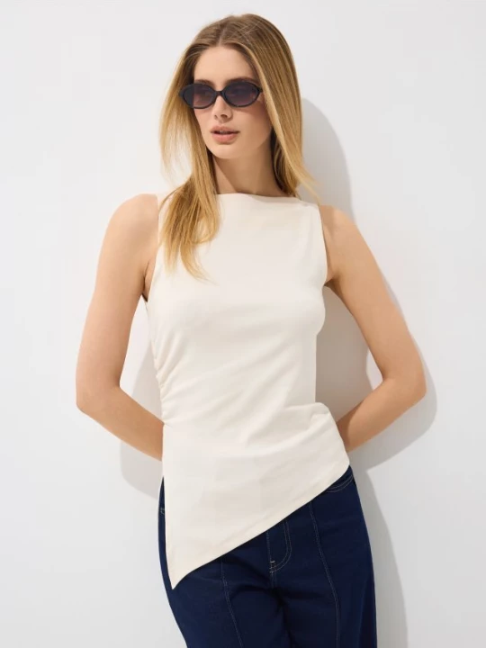 Foto del prodotto Mohito - Blusa con arricciatura - panna