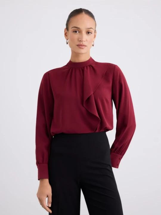 Foto del prodotto Mohito - Blusa con balza - maroon