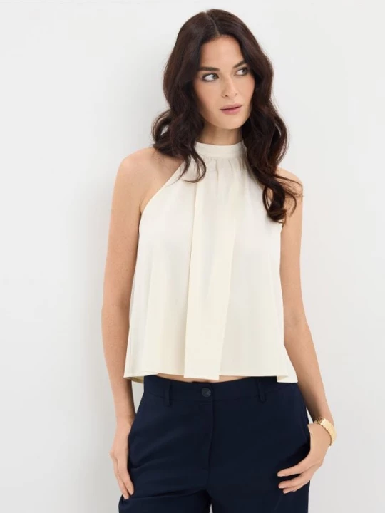 Foto del prodotto Mohito - Blusa con balza - panna