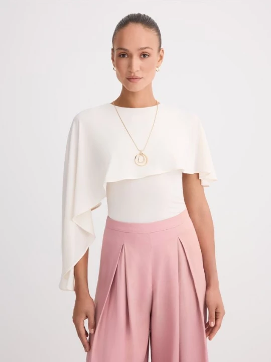 Foto del prodotto Mohito - Blusa con balza - panna
