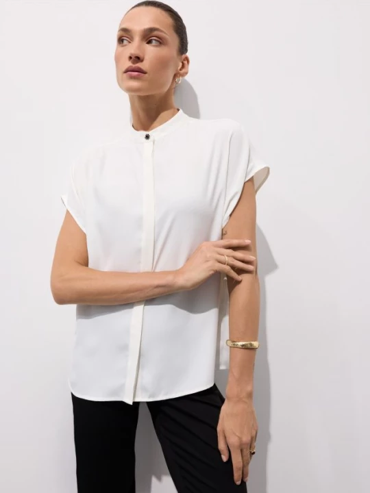 Foto del prodotto Mohito - Blusa con colletto rigido - panna