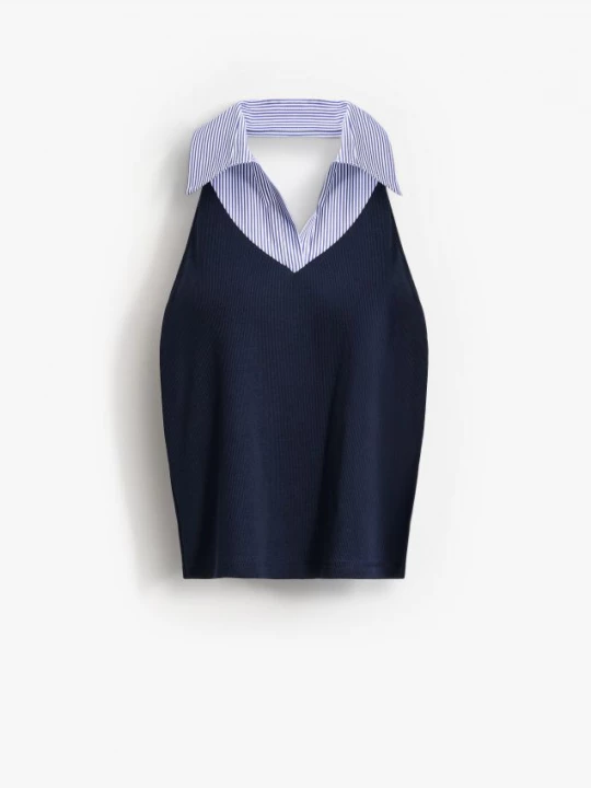 Foto del prodotto Mohito - Blusa con colletto - steel blue