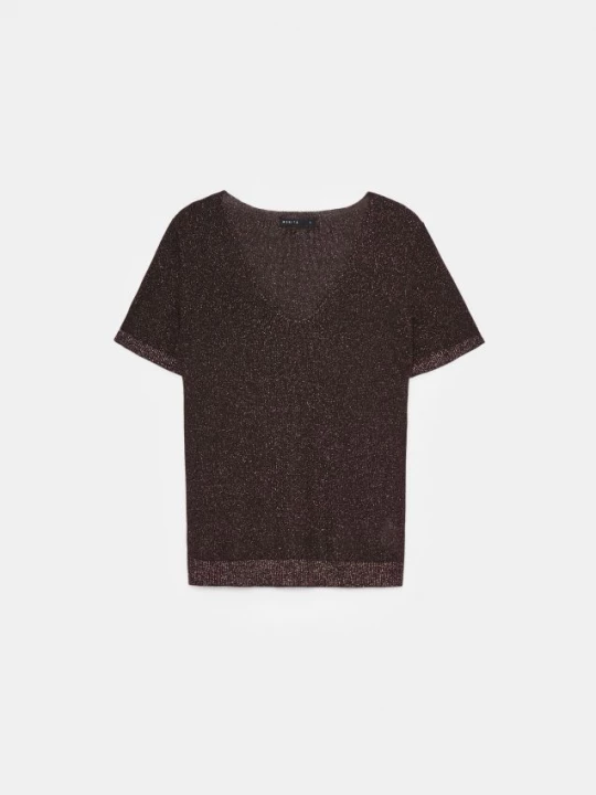 Foto del prodotto Mohito - Blusa con filo metallizzato - marrone polveroso