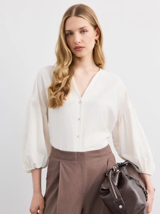 Foto del prodotto Mohito - Blusa con maniche a palloncino - bianco