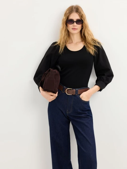 Foto del prodotto Mohito - Blusa con maniche a palloncino - nero