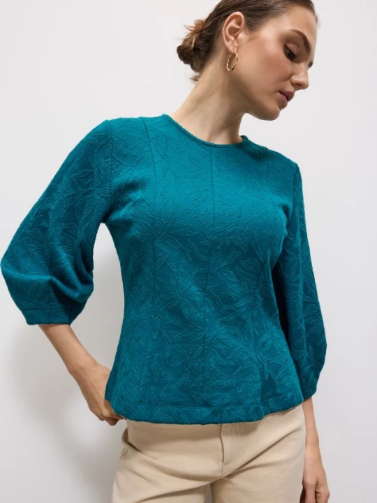 Foto del prodotto Mohito - Blusa con maniche a palloncino - turchese scuro