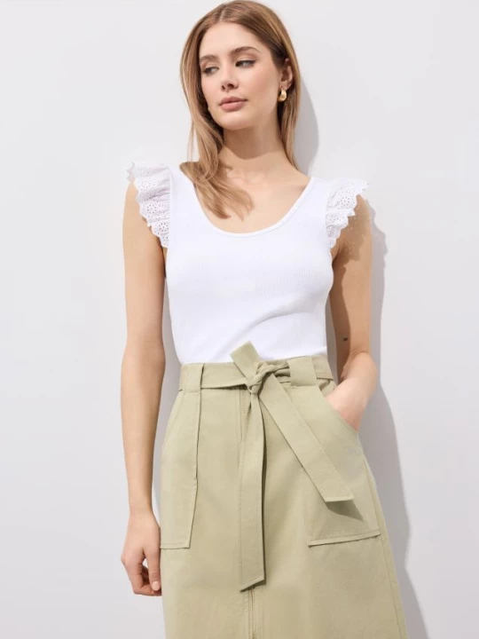 Foto del prodotto Mohito - Blusa con maniche decorative - bianco
