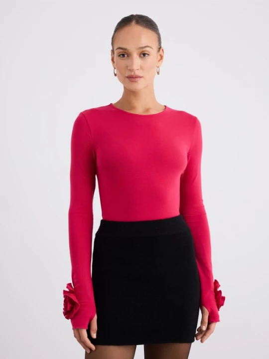 Foto del prodotto Mohito - Blusa con maniche decorative - fucsia