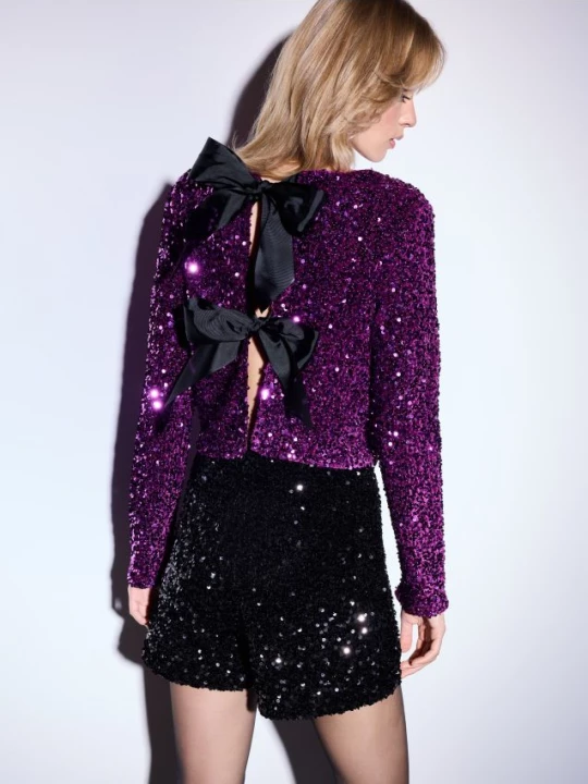 Foto del prodotto Mohito - Blusa con paillette - fucsia