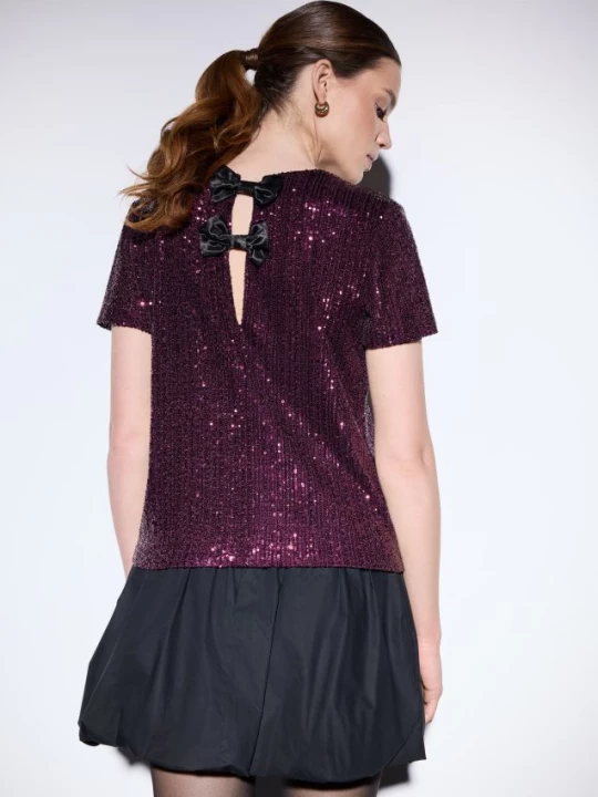 Foto del prodotto Mohito - Blusa con paillette - mogano