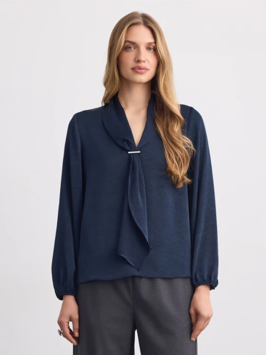 Foto del prodotto Mohito - Blusa con parte anteriore decorativa - steel blue