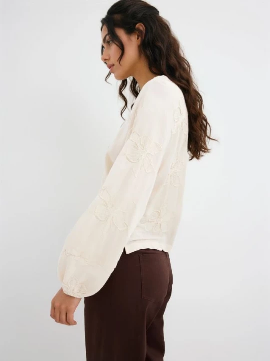 Foto del prodotto Mohito - Blusa con ricamo decorativo - beige