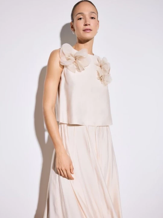 Foto del prodotto Mohito - Blusa con stampa farfalle - nude