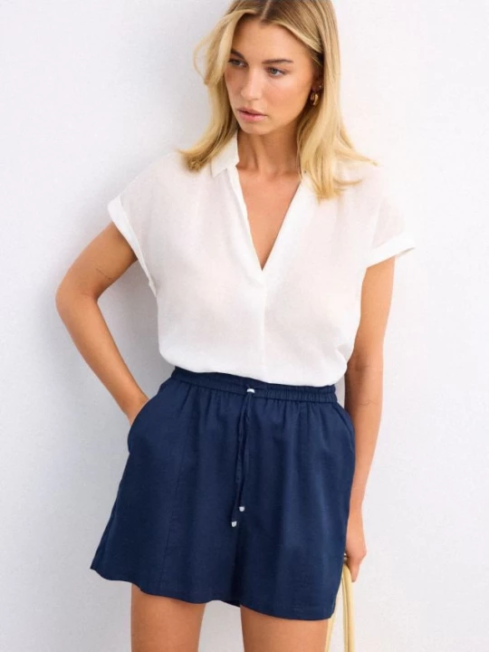 Foto del prodotto Mohito - Blusa in misto lyocell - bianco