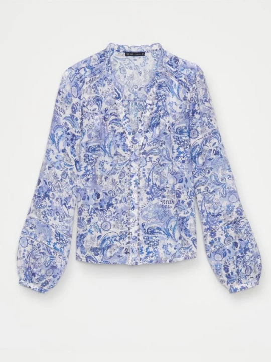 Foto del prodotto Mohito - Blusa in misto lyocell - blu