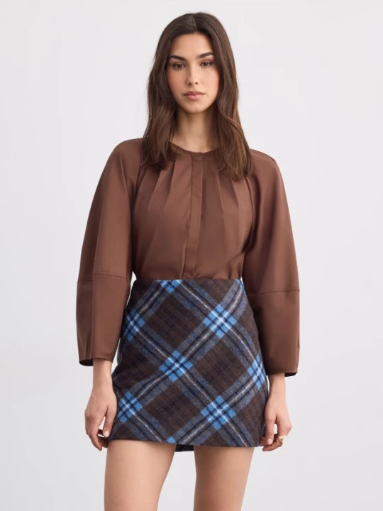 Foto del prodotto Mohito - Blusa in misto lyocell - marrone