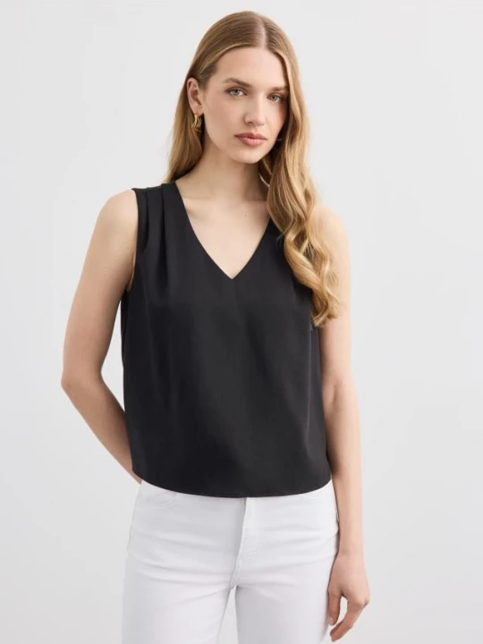 Foto del prodotto Mohito - Blusa in misto lyocell - nero