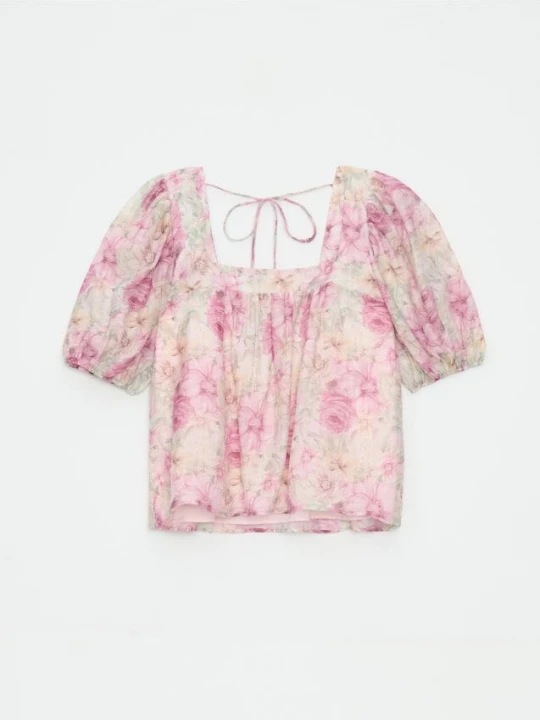Foto del prodotto Mohito - Blusa in misto lyocell - rosa cipria