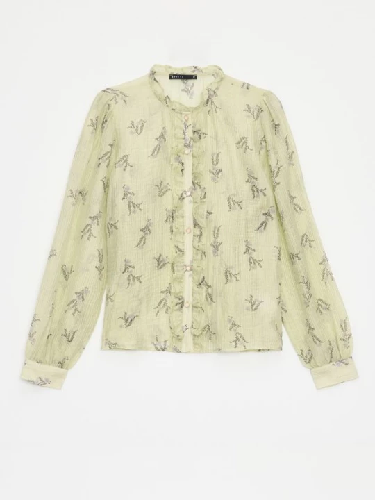 Foto del prodotto Mohito - Blusa in misto lyocell - verde pallido