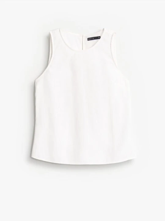 Foto del prodotto Mohito - Blusa in misto modal - panna
