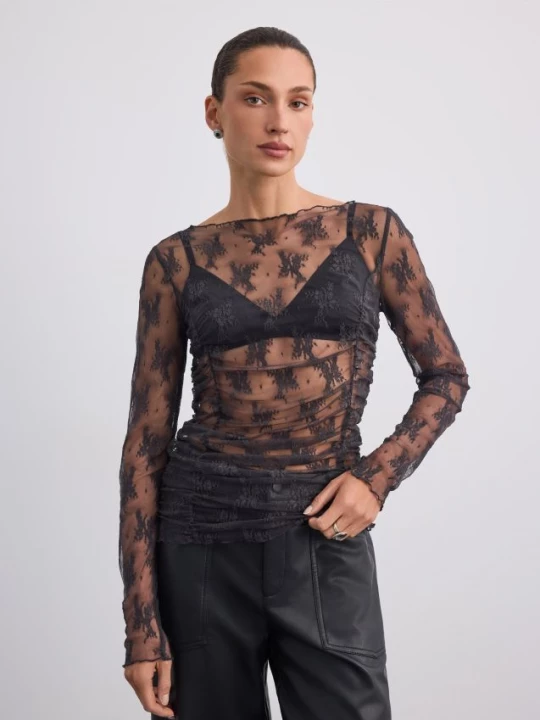 Foto del prodotto Mohito - Blusa in pizzo - grigio scuro