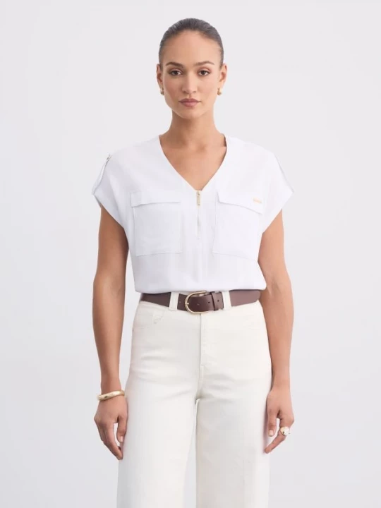 Foto del prodotto Mohito - Blusa in viscosa - bianco