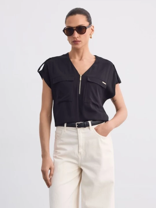 Foto del prodotto Mohito - Blusa in viscosa - nero