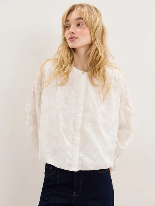 Foto del prodotto Mohito - Blusa leggera con pizzo - bianco